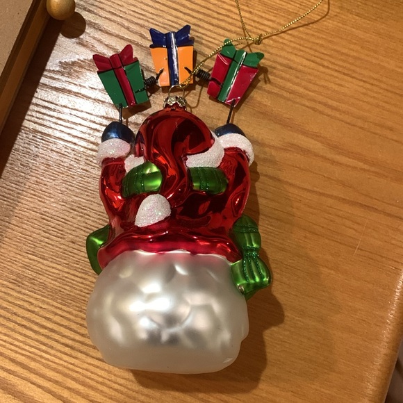 Snowman Glittery Xmas Ornament - Picture 3 of 5